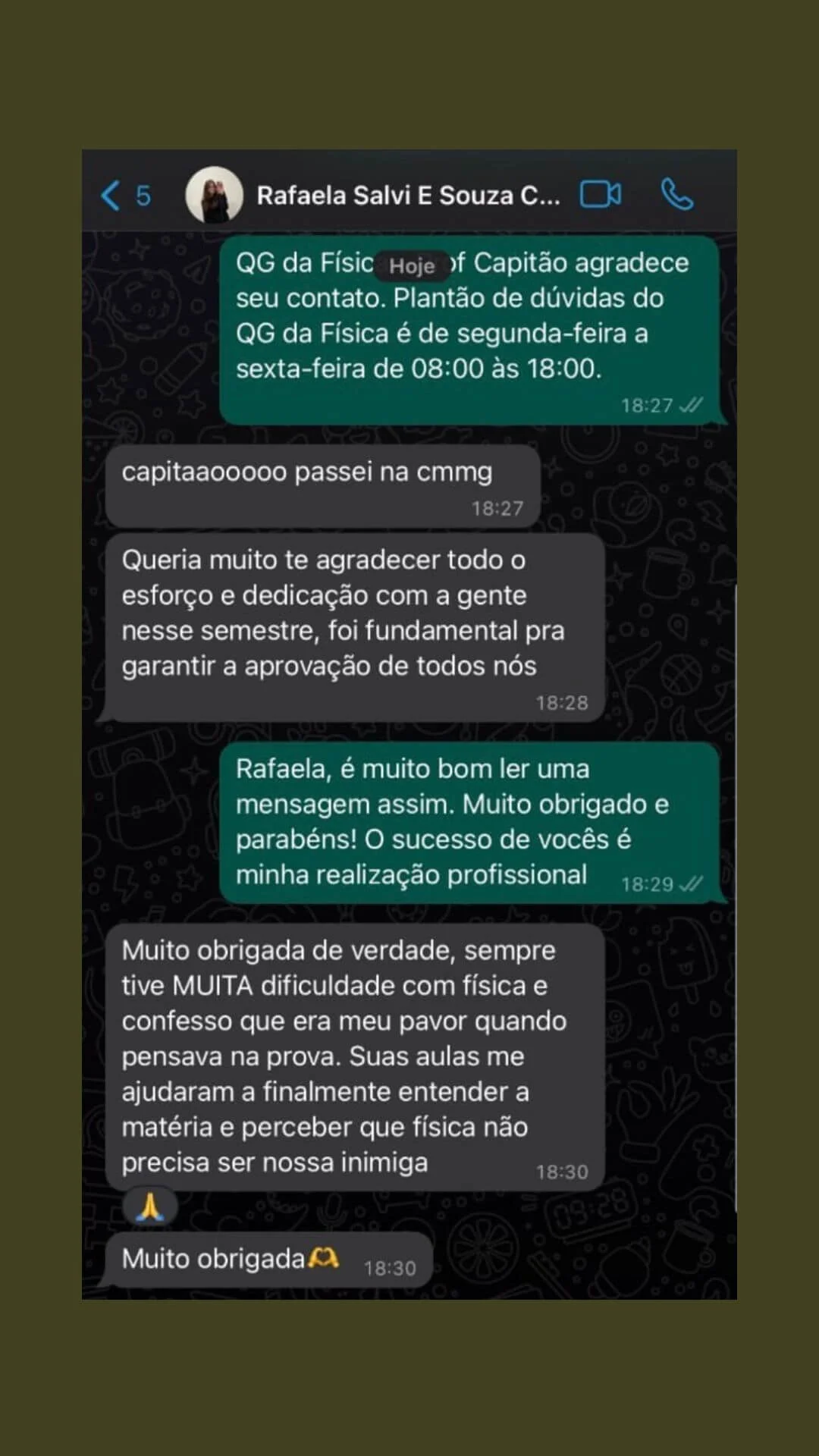 depoimentos